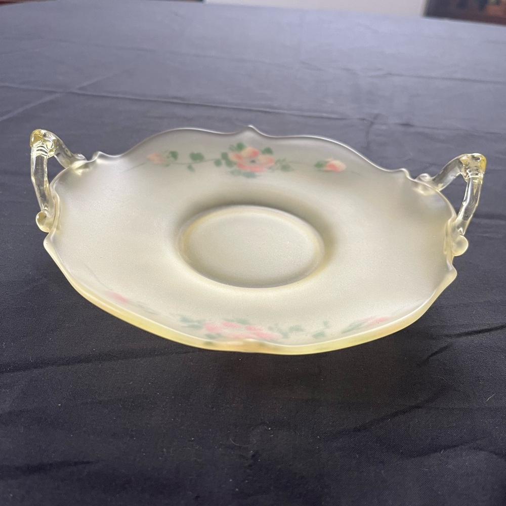 Antique Crown Staffordshire dish